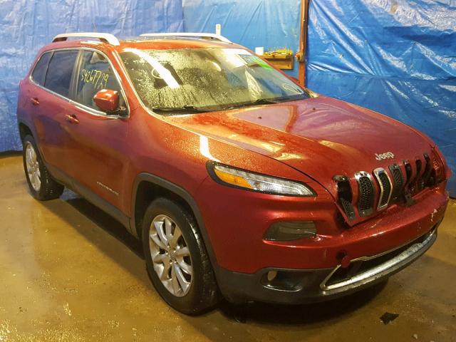 1C4PJMDS1FW524357 - 2015 JEEP CHEROKEE L RED photo 1