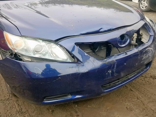 4T1BB46K58U036057 - 2008 TOYOTA CAMRY HYBR BLUE photo 9