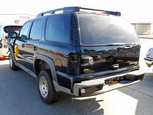 1GNEK13T64R175941 - 2004 CHEVROLET TAHOE K150 BLACK photo 3