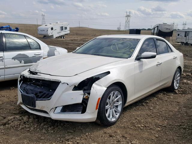 1G6AX5SX6E0162412 - 2014 CADILLAC CTS LUXURY WHITE photo 2