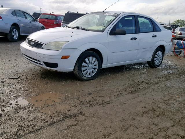 1FAFP34N87W106688 - 2007 FORD FOCUS ZX4 WHITE photo 2