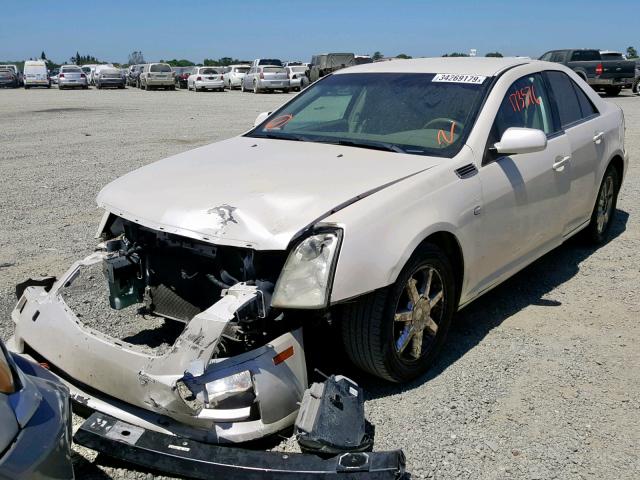 1G6DC67A750166665 - 2005 CADILLAC STS WHITE photo 2