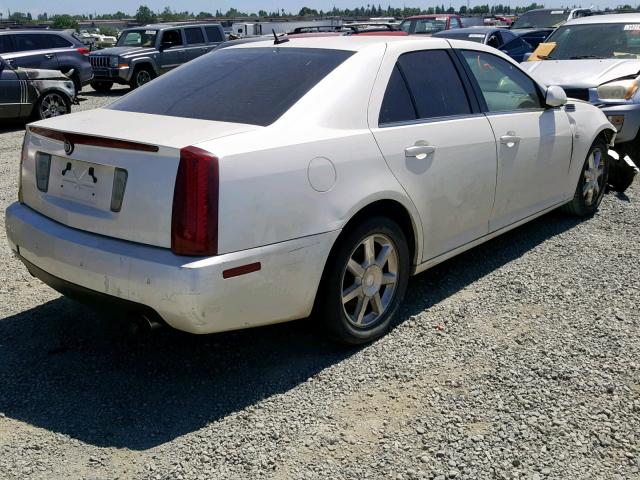 1G6DC67A750166665 - 2005 CADILLAC STS WHITE photo 4