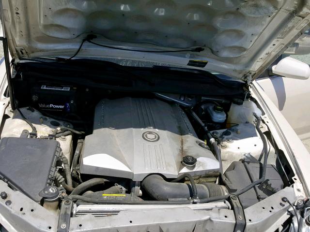 1G6DC67A750166665 - 2005 CADILLAC STS WHITE photo 7