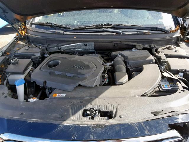 5NPE34AF8FH254882 - 2015 HYUNDAI SONATA SPO BLACK photo 7