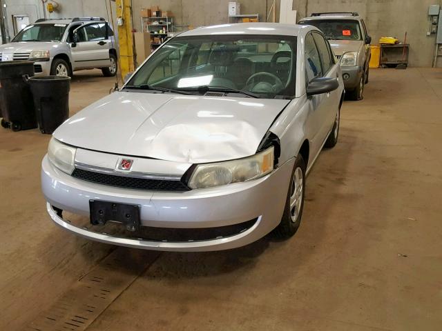 1G8AG52F13Z178136 - 2003 SATURN ION LEVEL SILVER photo 2