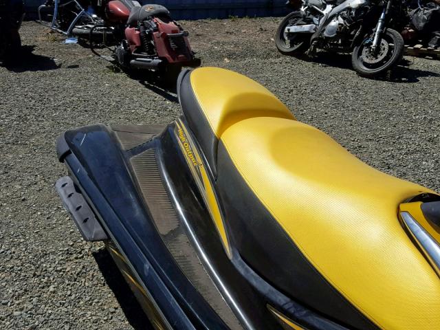 USYAMA5043D606 - 2006 YAMAHA WAVERUNNER YELLOW photo 6