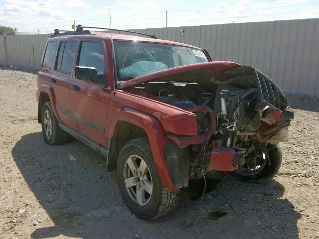 1J8HG48NX6C304166 - 2006 JEEP COMMANDER 红色 照片 1