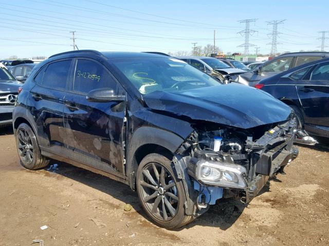 KM8K62AA0JU161433 - 2018 HYUNDAI KONA SEL BLACK photo 1