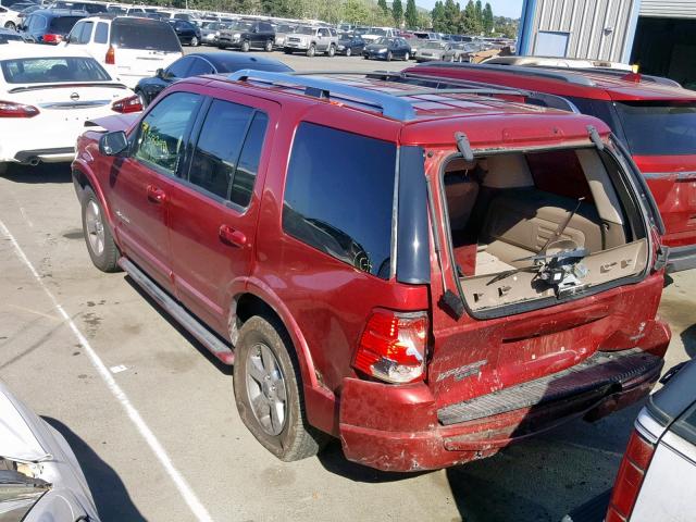 1FMDU75W74UB13899 - 2004 FORD EXPLORER L RED photo 3