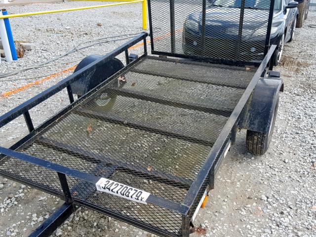 4YMUL0819CT022410 - 2012 UTILITY TRAILER BLACK photo 10