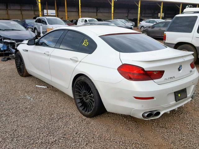 WBA6B4C58FD899918 - 2015 BMW ALPINA B6 WHITE photo 3