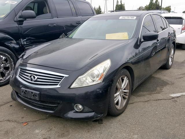 JN1CV6APXAM200667 - 2010 INFINITI G37 BASE BLACK photo 2