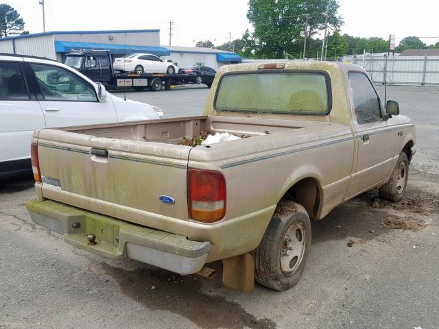 1FTCR10A5PUA02072 - 1993 FORD RANGER GOLD photo 4