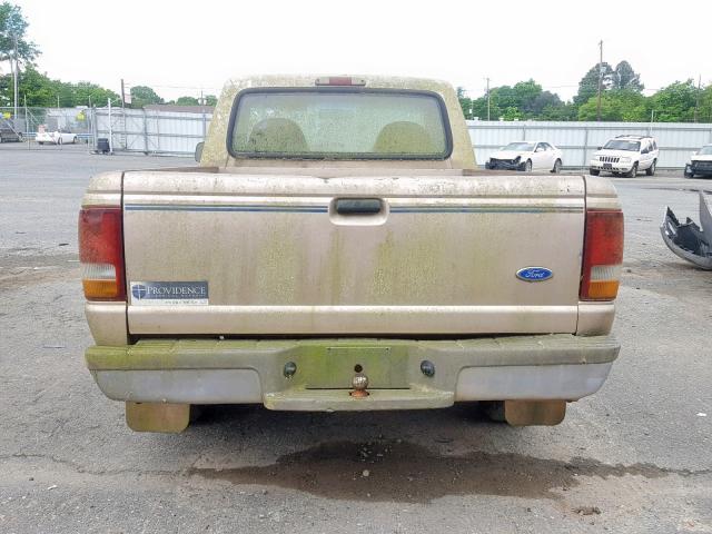 1FTCR10A5PUA02072 - 1993 FORD RANGER GOLD photo 6