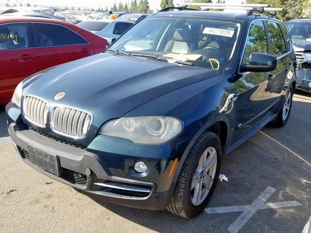 5UXFE83548L165673 - 2008 BMW X5 4.8I GREEN photo 2