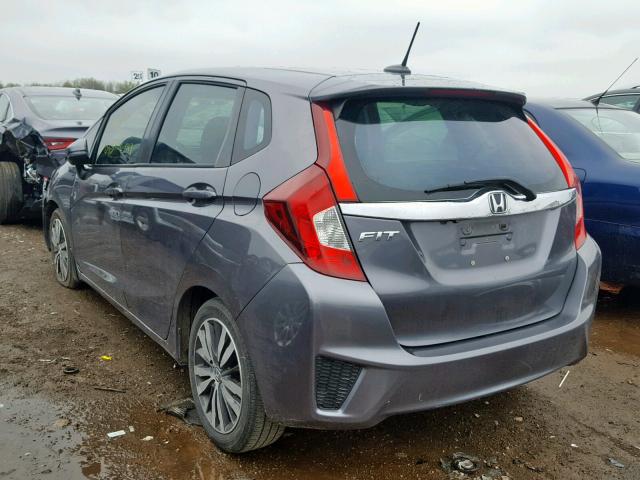 3HGGK5H82FM708340 - 2015 HONDA FIT EX GRAY photo 3