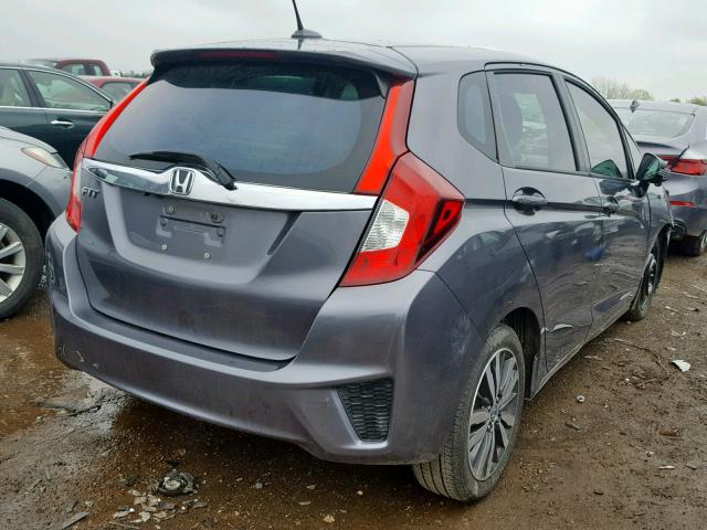 3HGGK5H82FM708340 - 2015 HONDA FIT EX GRAY photo 4