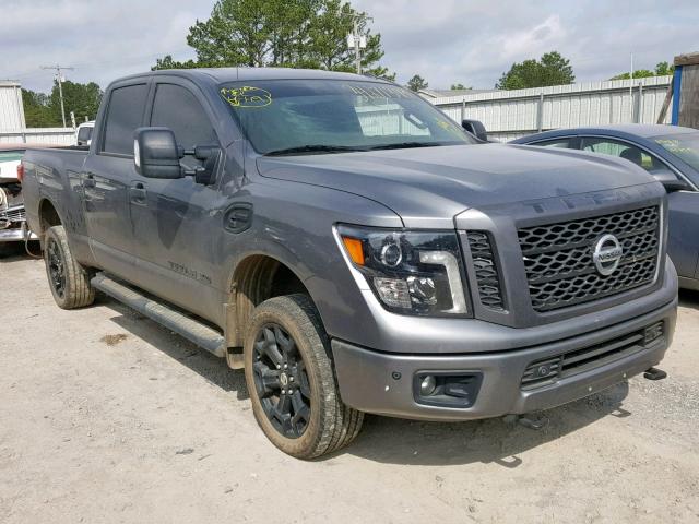 1N6BA1F48JN523080 - 2018 NISSAN TITAN XD S CHARCOAL photo 1