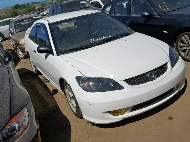 1HGEM21114L034922 - 2004 HONDA CIVIC DX V WHITE photo 1