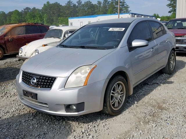 3N1AB61E18L716810 - 2008 NISSAN SENTRA 2.0 SILVER photo 2