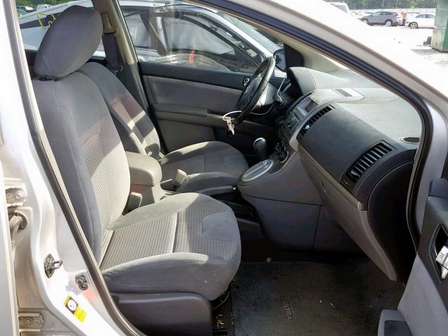 3N1AB61E18L716810 - 2008 NISSAN SENTRA 2.0 SILVER photo 5