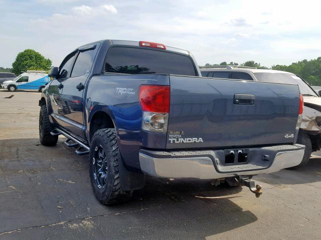 5TFDV54158X081132 - 2008 TOYOTA TUNDRA CRE GRAY photo 3