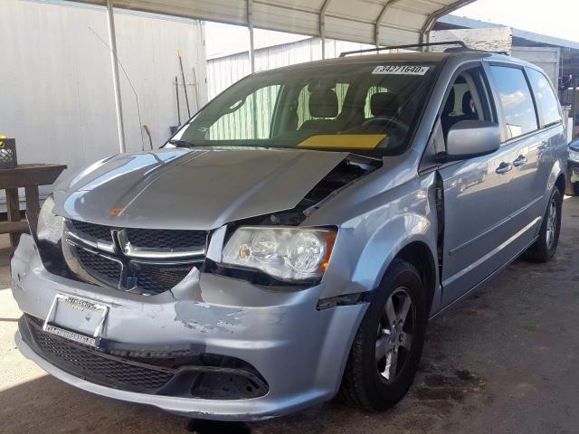 2C4RDGCG2DR626528 - 2013 DODGE GRAND CARAVAN SXT  photo 2