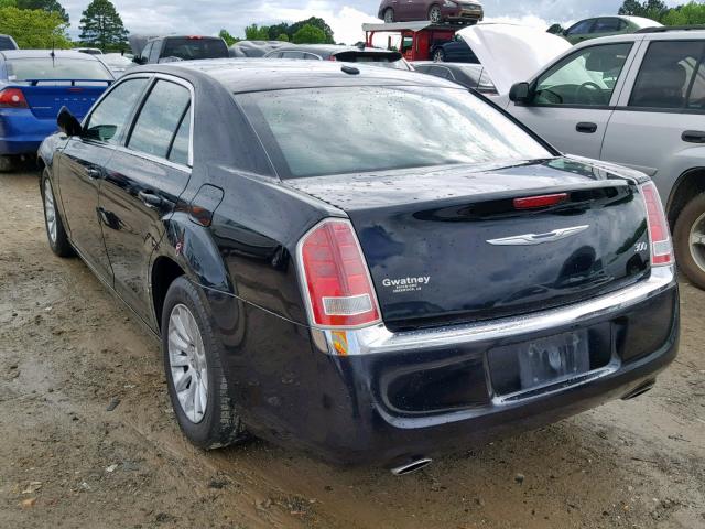 2C3CCAAG7EH228266 - 2014 CHRYSLER 300 BLACK photo 3