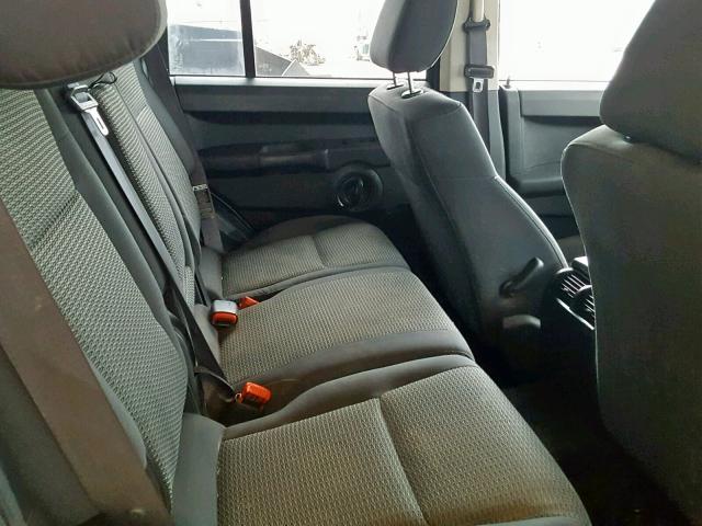 1J8HH48K98C115465 - 2008 JEEP COMMANDER SILVER photo 6