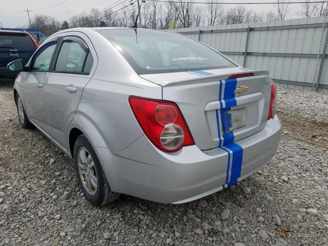 1G1JA5SH2C4129770 - 2012 CHEVROLET SONIC LS  photo 3