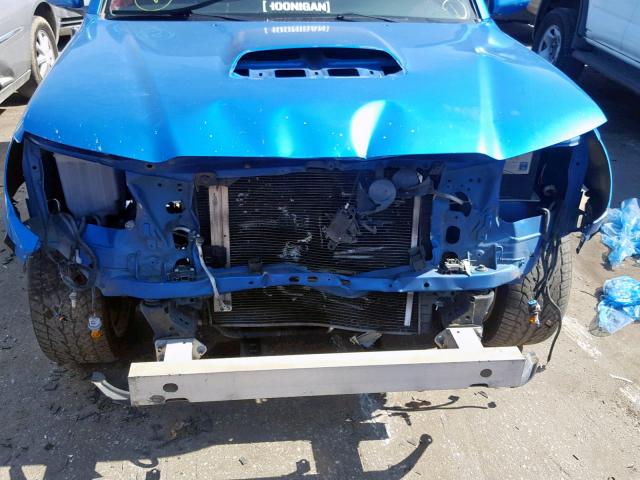 5TETU22N86Z319712 - 2006 TOYOTA TACOMA X-R BLUE photo 9