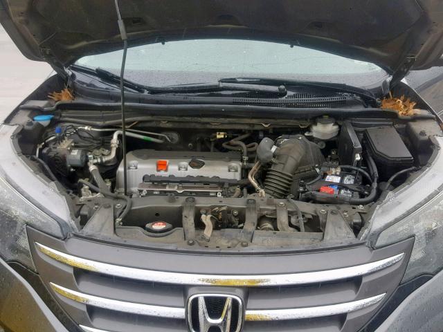 5J6RM3H72DL010722 - 2013 HONDA CR-V EXL GRAY photo 7