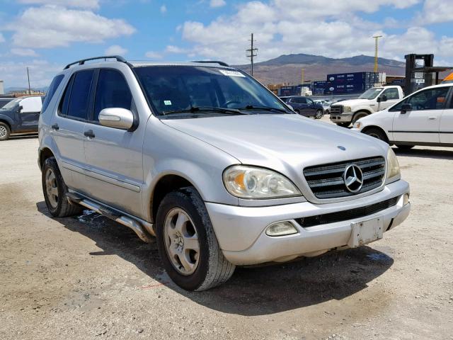 4JGAB57E04A460834 - 2004 MERCEDES-BENZ ML 350 SILVER photo 1