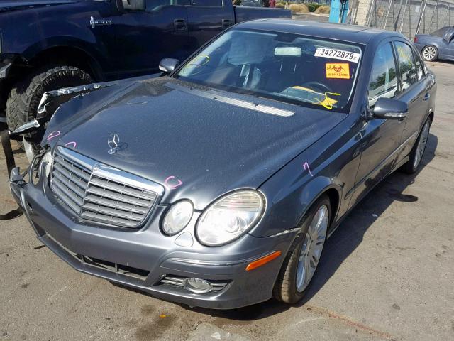 WDBUF56X38B210012 - 2008 MERCEDES-BENZ E 350 GRAY photo 2