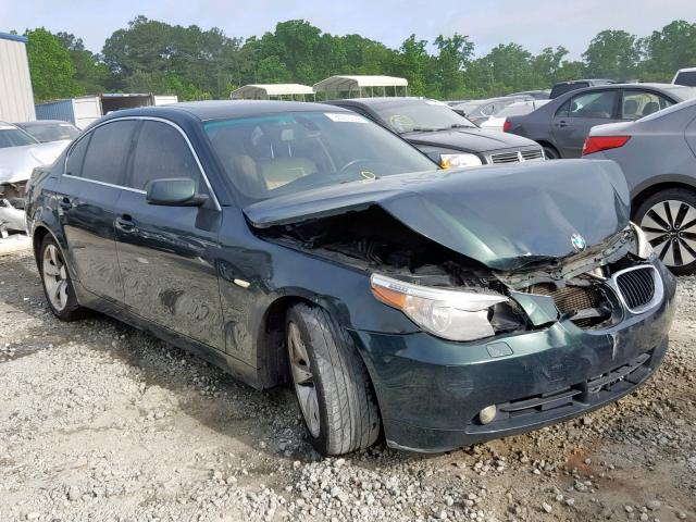 WBANE53506CK81569 - 2006 BMW 525 I GREEN photo 1