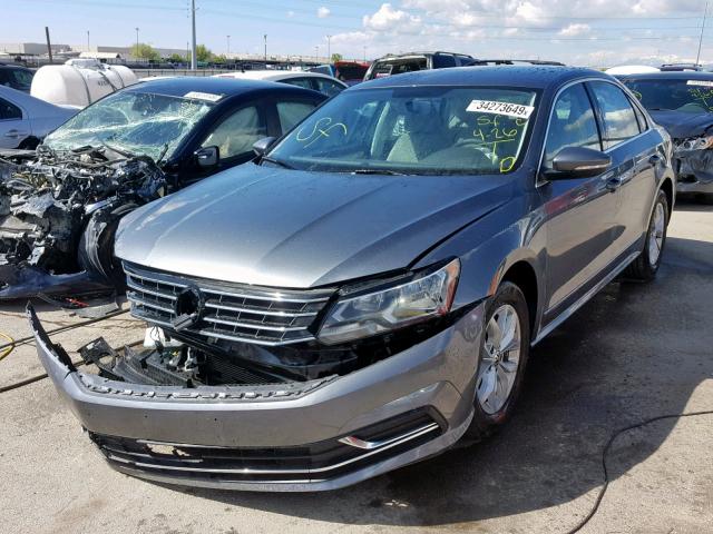 1VWAT7A32HC046403 - 2017 VOLKSWAGEN PASSAT S GRAY photo 2