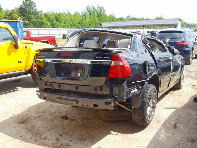 1G1ZU53856F148086 - 2006 CHEVROLET MALIBU LTZ BLACK photo 4