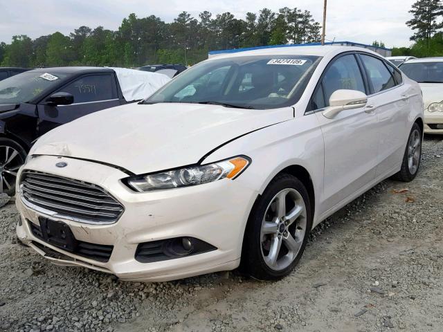 3FA6P0HD0FR299940 - 2015 FORD FUSION SE WHITE photo 2