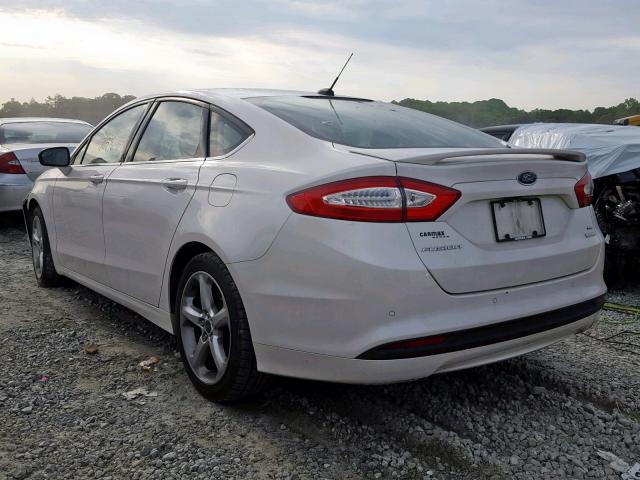 3FA6P0HD0FR299940 - 2015 FORD FUSION SE WHITE photo 3