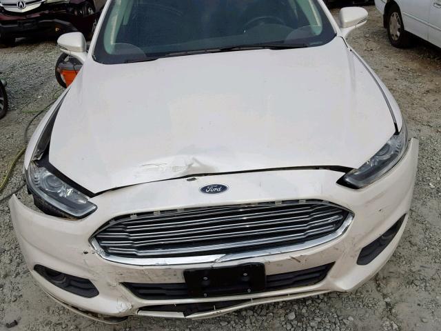 3FA6P0HD0FR299940 - 2015 FORD FUSION SE WHITE photo 7