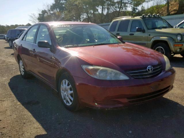 4T1BE32KX2U618363 - 2002 TOYOTA CAMRY LE BURGUNDY photo 1