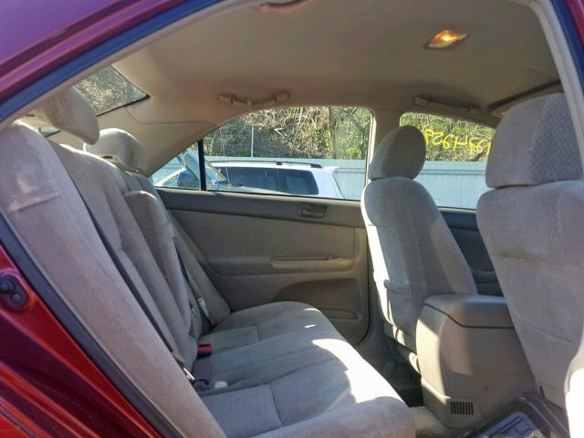 4T1BE32KX2U618363 - 2002 TOYOTA CAMRY LE BURGUNDY photo 6