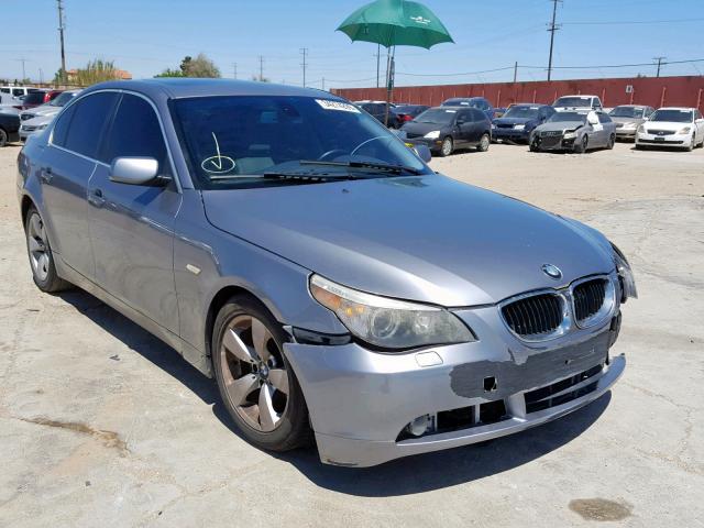 WBANE53536CK82179 - 2006 BMW 525 I GRAY photo 1