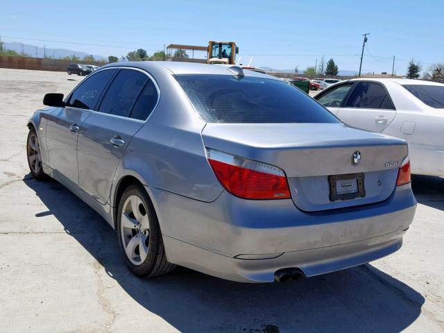 WBANE53536CK82179 - 2006 BMW 525 I GRAY photo 3