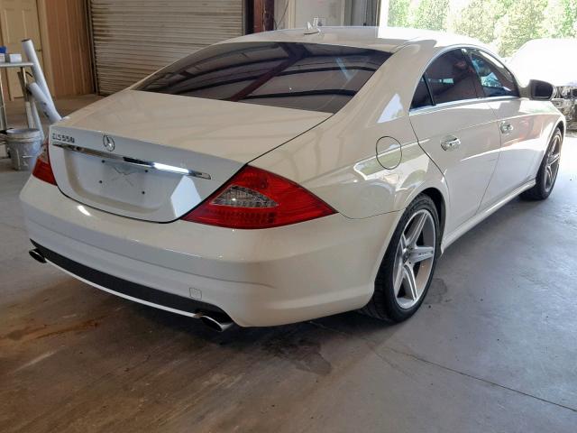 WDDDJ72X59A148417 - 2009 MERCEDES-BENZ CLS 550 WHITE photo 4