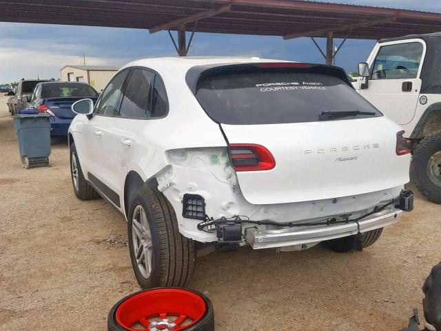 WP1AA2A54JLB22642 - 2018 PORSCHE MACAN WHITE photo 3