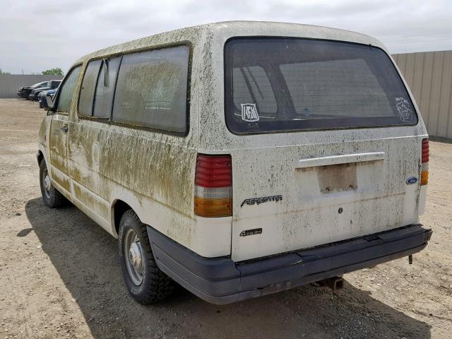 1FTDA45X0LZA78225 - 1990 FORD AEROSTAR WHITE photo 3