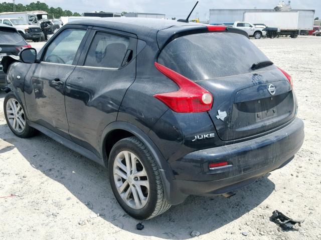 JN8AF5MR1ET350966 - 2014 NISSAN JUKE S BLACK photo 3