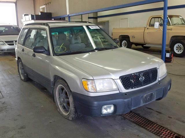 JF1SF63591G730702 - 2001 SUBARU FORESTER L SILVER photo 1